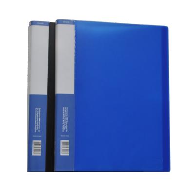 China Office School Stationery Colorful Plastic Document Book Folder 40 Clear Pages Pocket Display Book A4 Folder for sale