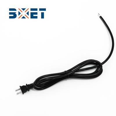 China High Quality Home Appliance 18awg two pin plug with 15 ft length black cord power cord custom plug 20a for sokany for sale