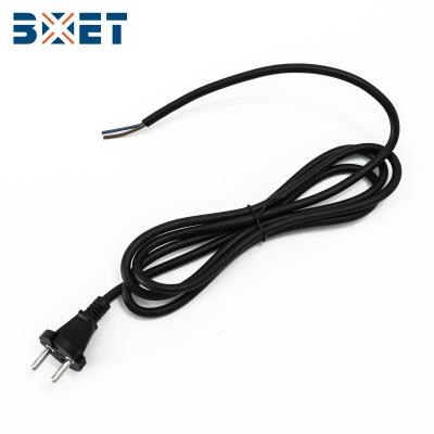 China High Quality EU 2 Pin Electric Plug Computer Hair Rectifier 16a 250v Eu AC Power Cord Cable Home Appliance for sale