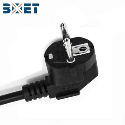 China Home Appliance VDE Approved 16a 250v Plug Three Pin Plug 3x0.75mm Power Cable Length AC Adapter Extension Cable European Custom Wholesale for sale