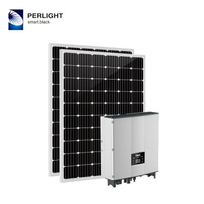 China Home Farm Use 5000W 5kw Photovoltaic Solar Power System On Grid Kit for sale