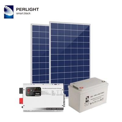 China PERLIGHT High Efficiency 5kw Home Solar Power System Off Grid Kits for sale