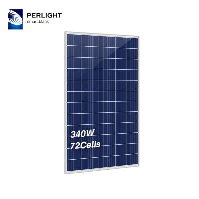 China Perlight Solar Pump/Solar Panel Price Poly Solar Panel System/Solar Panels 340w For TUV/CSA/JET/IMETRO/MCS/ UL CE ISO CCE PV CYCLE Certificate for sale