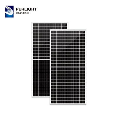 China Silicon Perlight Monocrystalline Half Cut Monocrystalline Solar Panel 450W For Solar Power System for sale