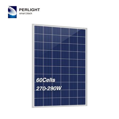 China Silver Poly Solar Module 280W Hot Sale Camping Solar Panel 270W Polycrystalline Solar Panel Power With Great Price for sale