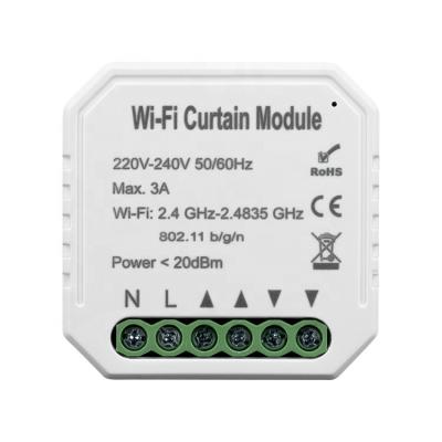 China Smart home 110V 220V 3A CE RoHS approved living curtain smart switch module tuya smart wifi switch module for sale