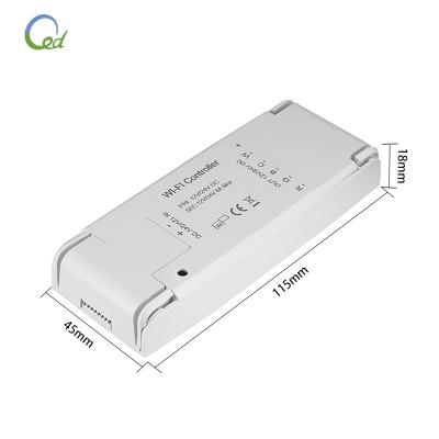 China RGB+CCT Led Alex Google WiFi Smart Strip Control Life APP Wireless Controlled Smart Strip Dimmer RGB Led Controller for sale