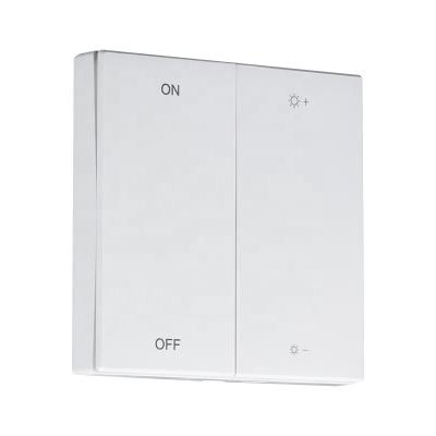 China Wireless ON/OFF & No Wiring 2-Key RF Remote Control Wireless Switch Capable of Switching LED Lights ON-OFF and Dimmable for sale