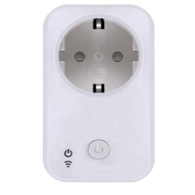 China Tuya smart home smart home socket good quality European EU WIFI remote control socket for sale