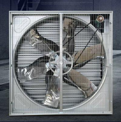 China 1380x1380mm Galvanized Steel Sheets Exhaust Fans Agriculture Small Greenhouse Cooling System for sale