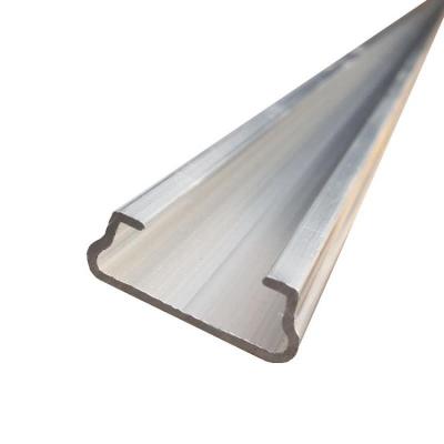 China 4m 6m 0.7mm Aluminium Channel Profile Zinc Lock For Greenhouse Film for sale