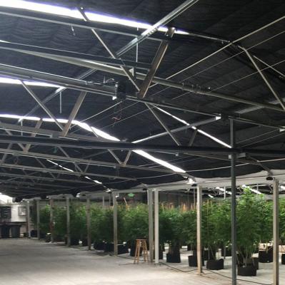 China Automatisch licht ontnemen kas Blackout systeem kas voor geneeskrachtige planten Te koop