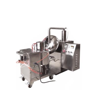 China Automatic Integrated Control Powder Coating Machine Stainless Steel Chocolate Coating Machine Automatic Meet GMP for sale