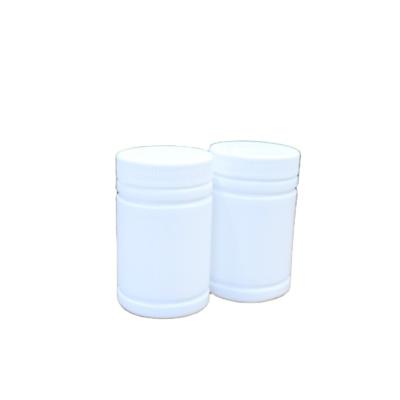 China Household Products 100ml White PE Plastic Pills Bottle Plastic Capsule Jars With Lids for sale