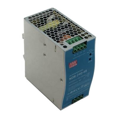 China Integrated Active PFC Function Means Well NDR-240-48 Output 240W 24V 48V Industrial Switching Power Supply For Industrial Control System for sale