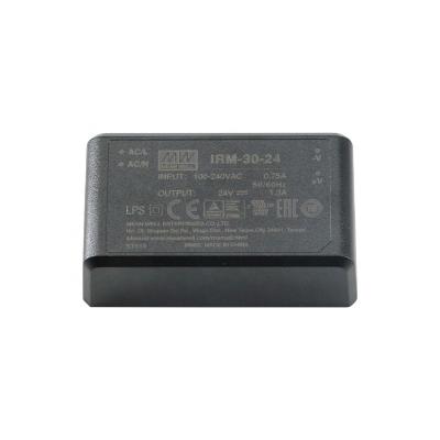 China Compact Size Medium Well IRM-30-24 ST/Blank Type For Electronic Device 24Vdc Universal Handheld Switching DC Power Supply Module for sale