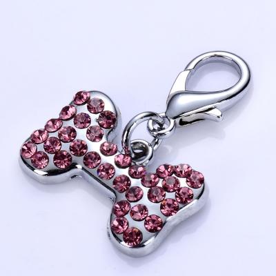 China Durable Creative Jeweled Pendant Alloy Dog Tag Dog Accessories Pet Supplies for sale