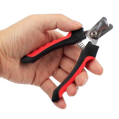 China Professional Stainless Steel Pet Nail Cutter Professional Pet Grooming Scissors For Puppy Cats Dogs Accessories for sale