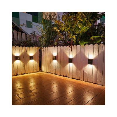 China Garden Outdoor Solar Lamp Smart Waterproof LED Porch Wall Lights for Balcony Yard Garden Decorative Landscape Lights Solar Street for sale