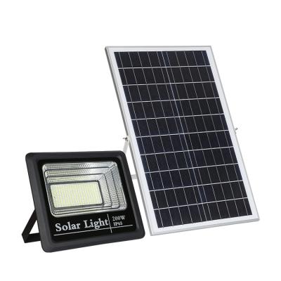 China ROUTE Cheap Energy Saving Powered Lamp Ip65 Waterproof 40w Solar Light Outdoor 60w 100w 200w Led Solar Flood Light for sale