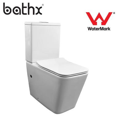 China Double-Flow China Sanitary Ware Luxury Ceramic Bathroom Floor Mounted Two Piece Toilet for sale