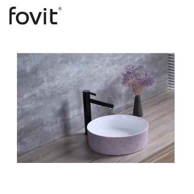 China Modern Style Modern Round / Rectangular Ceramic Basin Bathroom Vanity Lavabo Artistic Hot Sale for sale