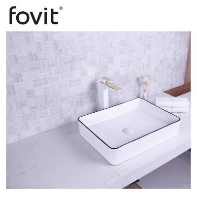 China Artistic Style Lavabo Bathroom Vanity Basin Good Quality Modern Porcelain Ceramic Sanitary Wash Ware for sale