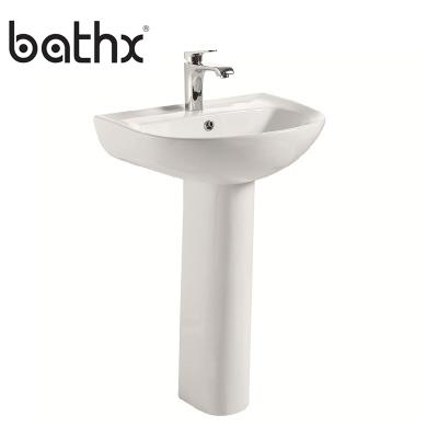 China Shampoo sinks luxury western style chandelier hand wash bathroom pedestal washbasin hot sale ceramic smooth sink for sale