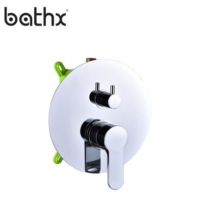 China Without Sliding Bar Concealed Shower Mixer Bath Water Faucet With Two Way Diverter Function Shower Mixer for sale