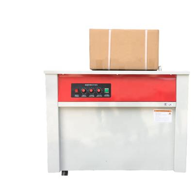 China Semi Automatic Food Factory CE Box Cardboard Case PP PET Plastic Wrapping Packaging Tying Machine for sale