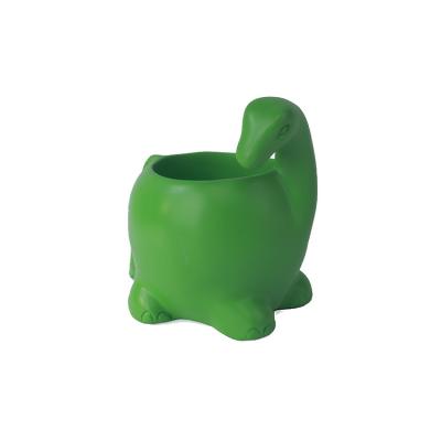 China Cute RESIN/MAGNETS Dinosaur Pencil Holder Makeup Storage Basket for sale