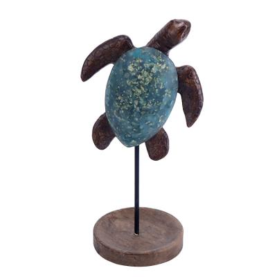 China China Onsite Designed Sculptures Cast Poly Resin Animal Turtle Statues for sale