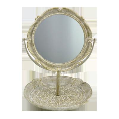 China Elegant Bathroom Vintage Vanity Table Mirror Holder for sale