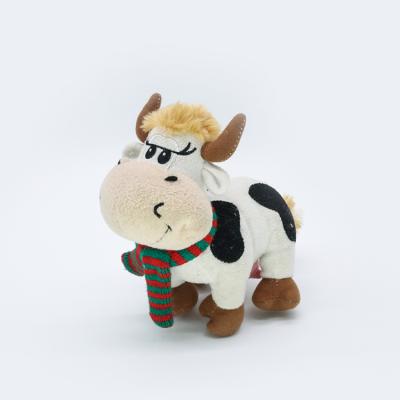 China Eco-friendly Funny Plush Eco-Friendly Cow Walking Animal Toy for sale