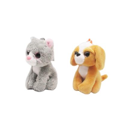 China Eco-Friendly Eco-Friendly Animal Dog Cat Plush Key Chain from Toy Stuffed Animal Plush Toy for sale