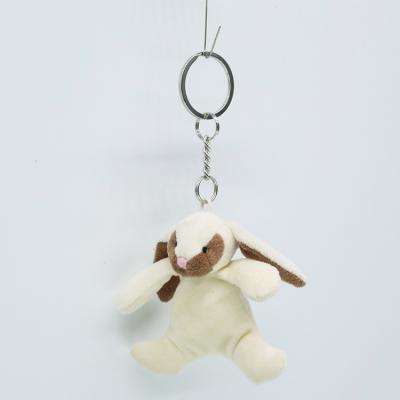 China Lovely Custom Eco-Friendly Plush Eco-Friendly Rabbit Key Chain for sale