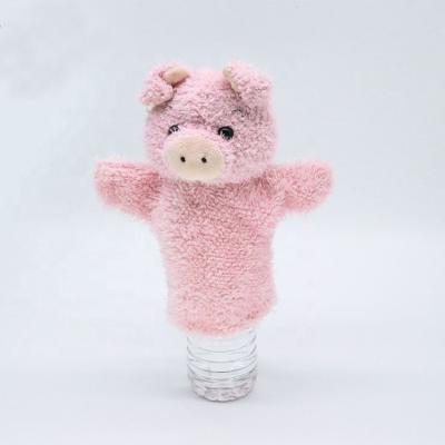 China High Quality Lovely Plush Pig Hand Puppet Plush Stuffed Hand Puppet for sale