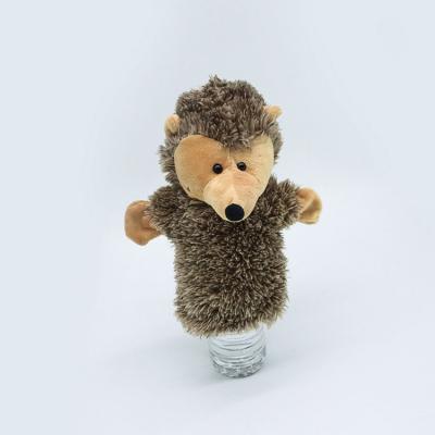 China Eco - Friendly Eco - Friendly Plush Hedgehog Hand Puppet Toys for sale