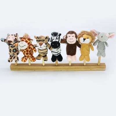 China Mini Soft Plush Animal Eco-Friendly Eco-Friendly Finger Puppet for sale