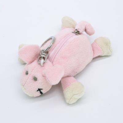 China Eco Friendly Mini Wallet Eco - Friendly Soft Plush Soft Pig Animal Coin Purse for sale