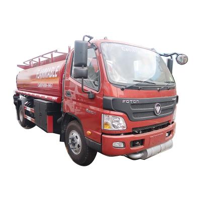 China Carbon steel factory direct sale foton aumark 5000l 6000l RHD gas fuel tank truck to Jamaica for sale