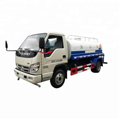 China Water transport Foton forland water truck small mini 5000 liter water tanker truck for sale for sale