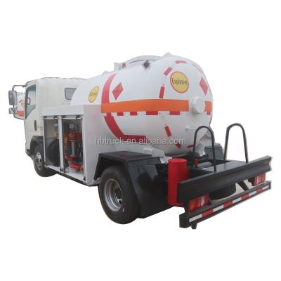 China Sinotruk Howo 5000L mobile building material stores factory direct sale 2 ton lpg forklift for sale