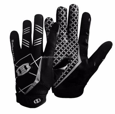 China Seibertron M.S.Z.Q-1 Elite Non-Slip Ultra-Stick Sports American Football Receiver Gloves Adult for sale