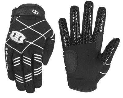 China Seibertron B.A.R-2 Youth Baseball And Softball Anti-Slip Batting Gloves With Silicone Fused Anti Slip Print On Fingers for sale