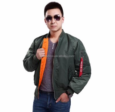 China Seibertron Mens Breathable MA-1 Bomber Flight Waterproof / Water Repellent Jacket for sale