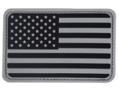 Κίνα American Flag 3D Patch PVC Rubber Patch Military Patch With Hook Adhesive On The Back προς πώληση