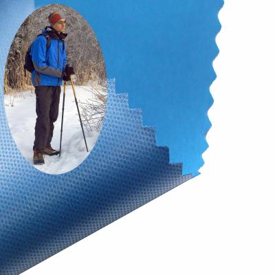 China Shrink-Resistant Recycle Anti-Bacteria To Roll Water Proof Plain Weave Graphene TPU Lamination Fabric For Climber Sport Use for sale