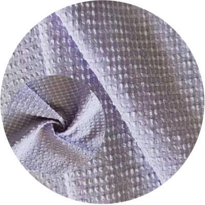 China New Tide 140gsm Polyester Two Tone Grid Plaid Anti-Static Blow Down Breathable Ply Hollow Cut Out Fabric for sale