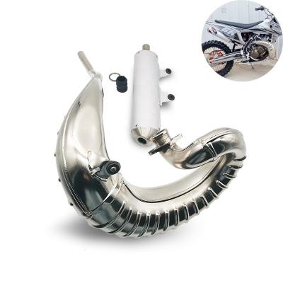 China Stainless Steel Motorcycle 2 Stroke Exhaust Dirt Effector HJ250H 2T Bike for sale